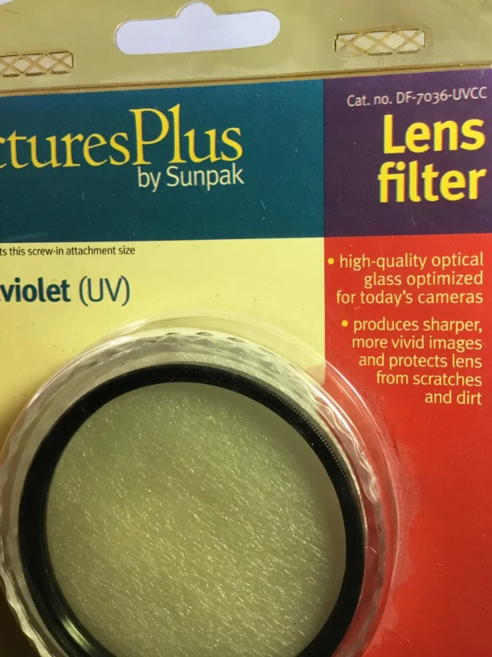 Sunpak Circle 67mm Ultraviolet Lens Filter (NEW/OPEN BOX)